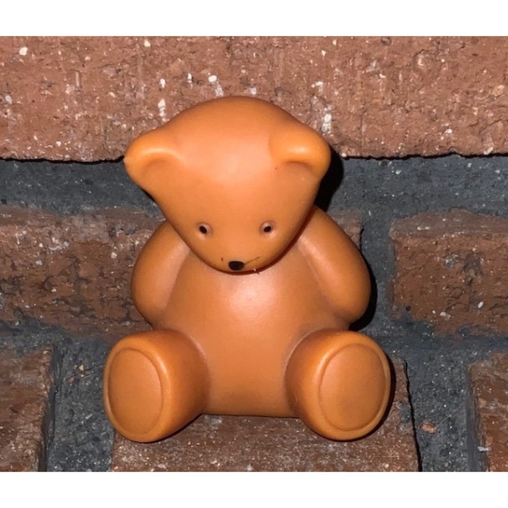 Vintage LITTLE TIKES Dollhouse Sized Rare Brown Teddy Bear Miniature